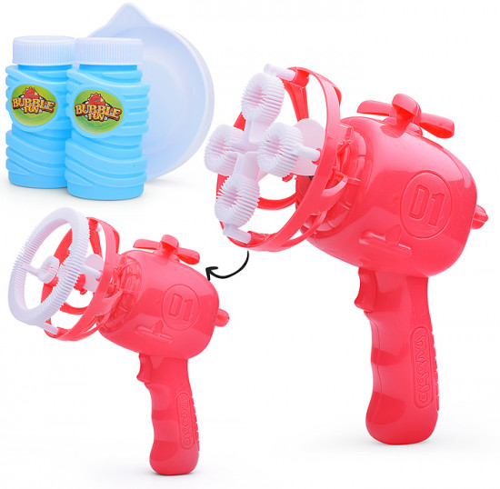 Пистолет для мыльных пузырей с пропеллером