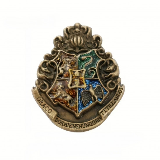 Брошь «Герб Хогвартса»