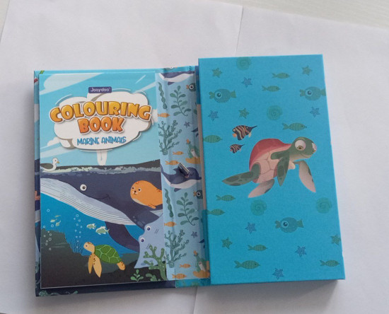 Набор для творчества и раскрашивания Colouring Book Set «Книга-раскраска Подводный мир»