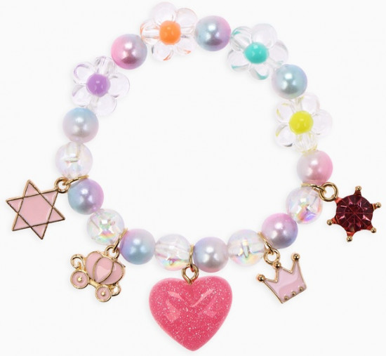 Браслет детский «Принцесса с цветами»