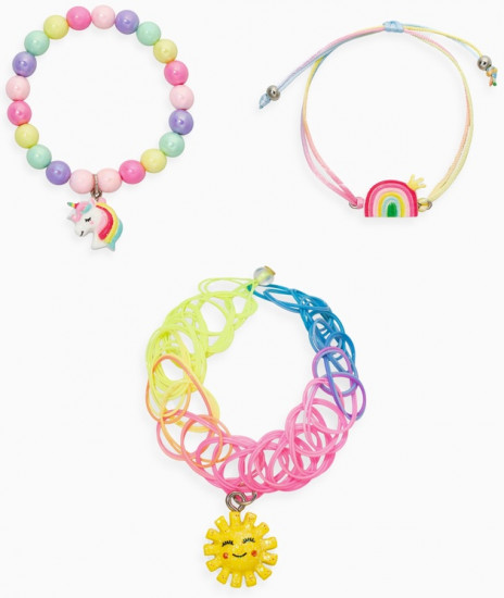 Набор детских браслетов «Единорог»
