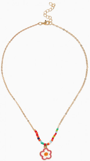 Бусы с кулоном детские «Цветок»