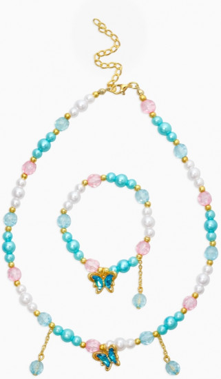 Набор детский «Бабочка с бусиной»