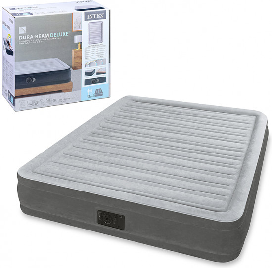 Кровать надувная со встроенным насосом «Full Comfort Plush Airbed»