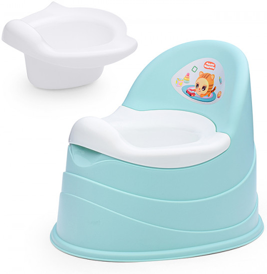 Горшок детский с декором «Малышарики»