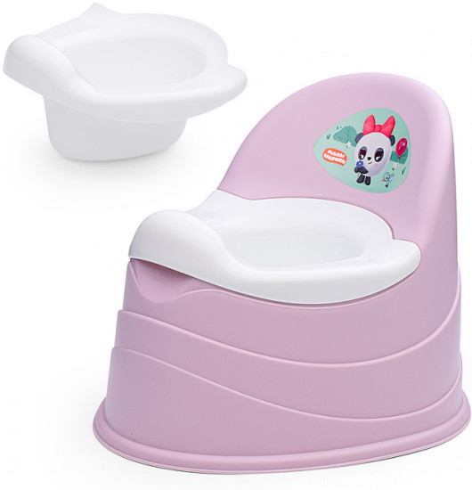 Горшок детский с декором «Малышарики»