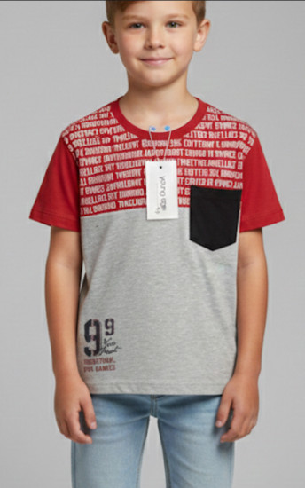 Футболка для мальчиков с карманчиком