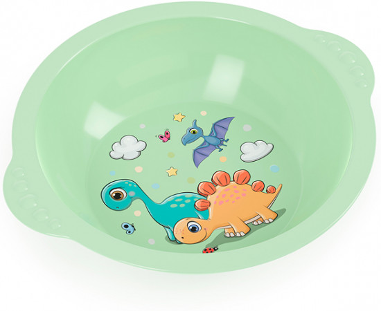 Тарелка детская антискользящая «Дино»
