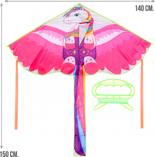 Змей воздушный «Летающий единорог»