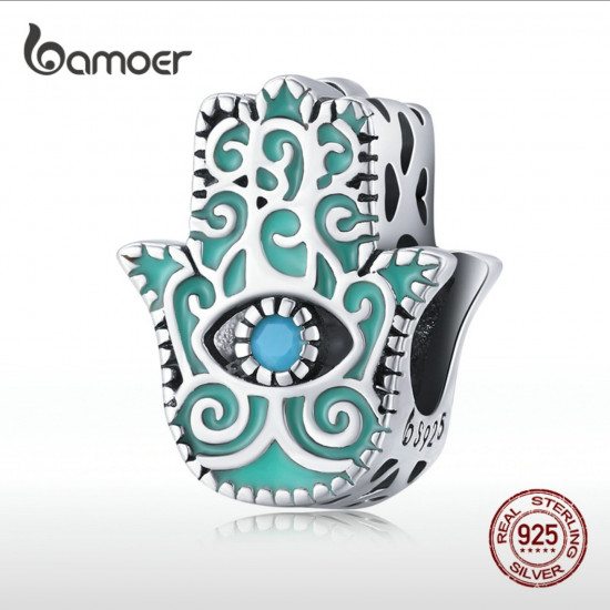 Шарм Хамса с бирюзовой эмалью