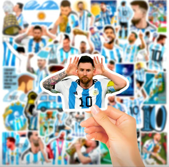 Набор наклеек-стикеров «Футболист Месси Реал Мадрид»