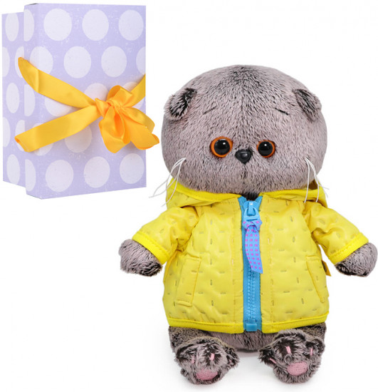 Игрушка мягкая «Кот Басик Baby в стеганой курточке»