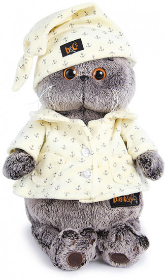 Игрушка мягкая «Кот Басик в пижаме»