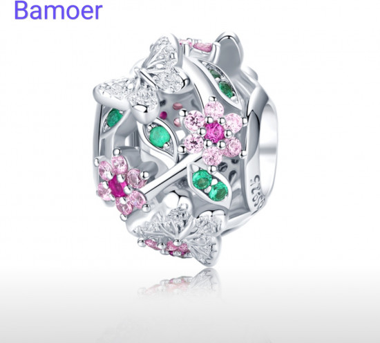 Шарм из серебра «Garden»