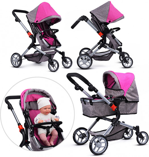 Коляска-трансформер для кукол