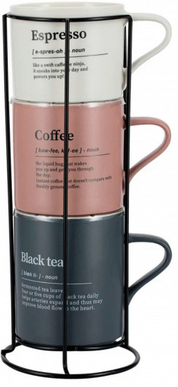 Набор кружек на подставке