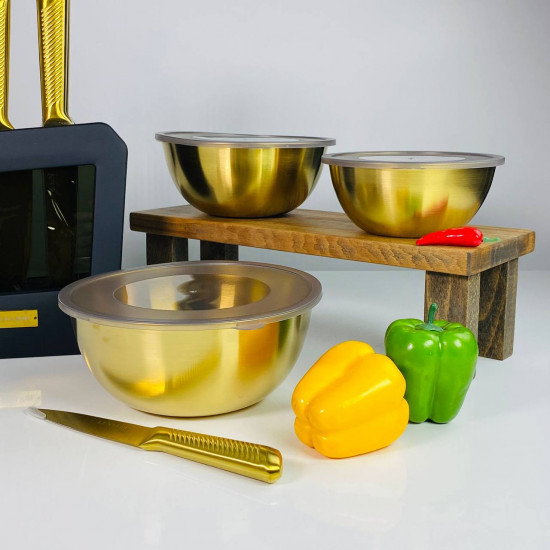 Набор мисок с крышками