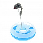 Игрушка для кошек «Загадочный круг» с дразнилкой и шариком, 24 х 24 х 7 см