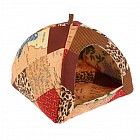 Домик для кошек и собак «Юрта», расцветка в ассортименте