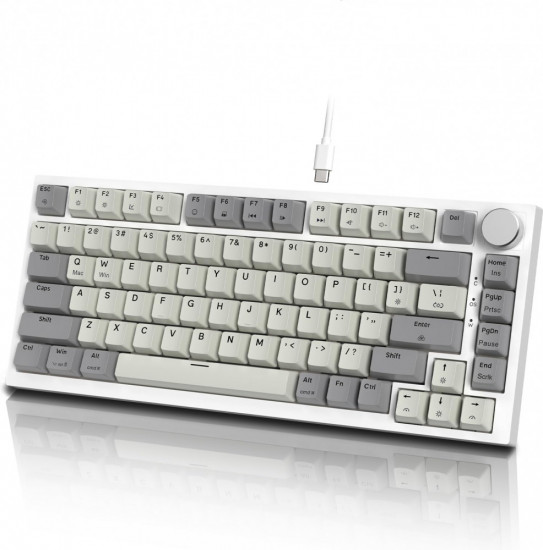 Клавиатура Attack Shark K85 Bussines Gray