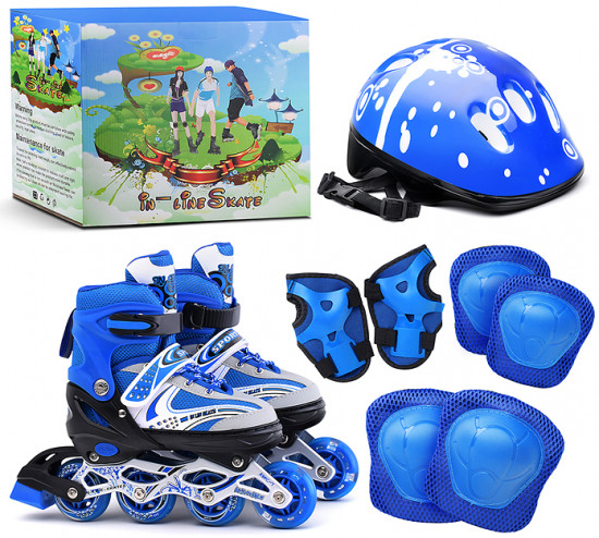 Ролики детские с комплектом защиты