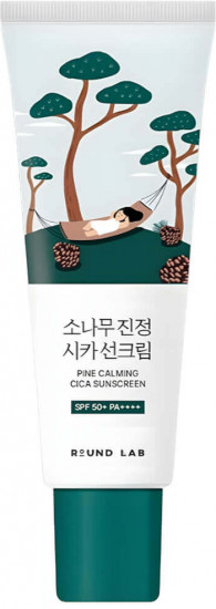 Солнцезащитный крем для проблемной кожи «Pine Calming Cica Sunscreen SPF50+ PA++++»