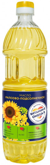 Масло рапсово-подсолнечное рафинированное дезорированное