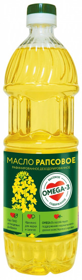 Масло рапсовое рафинированное дезорированное