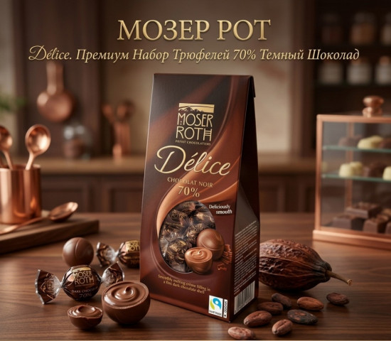 Шоколадные конфеты «Delise Dark chocolate»