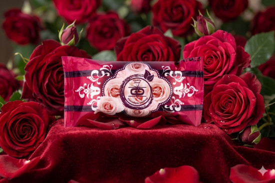 Мыло туалетное классическое Красная Роза