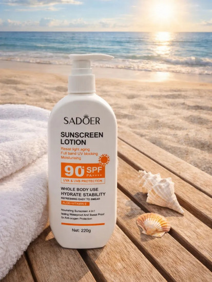 Солнцезащитный увлажняющий лосьон SPF 90+
