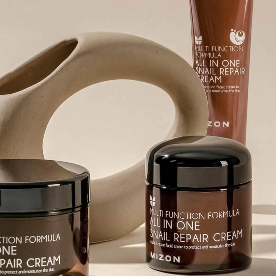 Антивозрастной крем для лица с муцином улитки «All In One Snail Repair Cream»