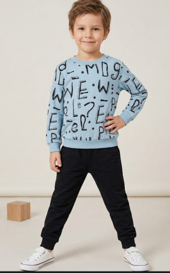 Трикотажный костюм для мальчиков «Кофта и штаны»