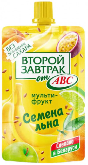 Десерт фруктовый без сахара «Мультифрукт с семенами льна»