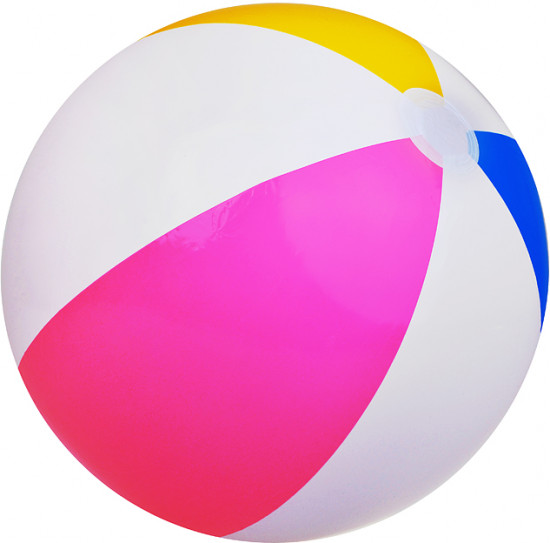 Мяч пляжный «Цветной»