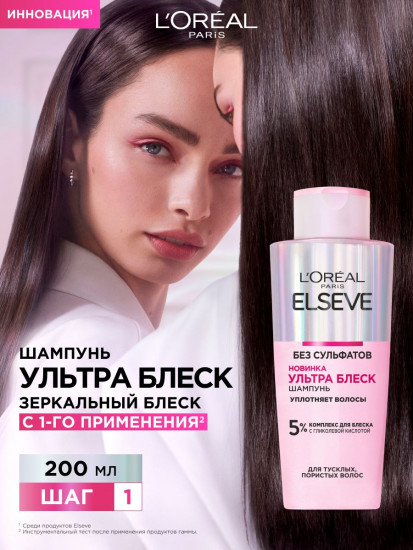 Шампунь для тусклых пористых волос