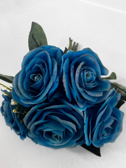 Цветы искусственные «Букет из семи роз»