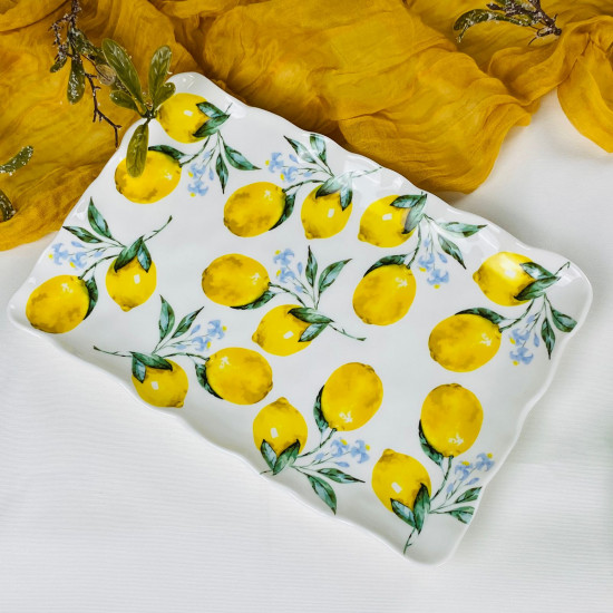 Прямоугольное блюдо «Лимоны»