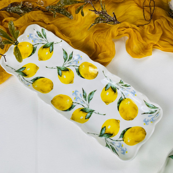 Прямоугольное блюдо «Лимоны»