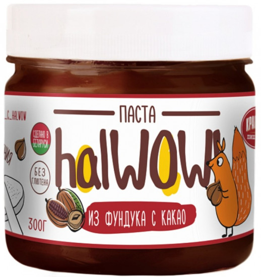 Паста из фундука с какао «HalWOW»