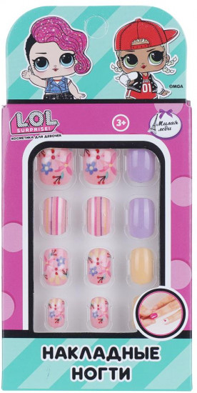 Накладные ногти «ЛОЛ»