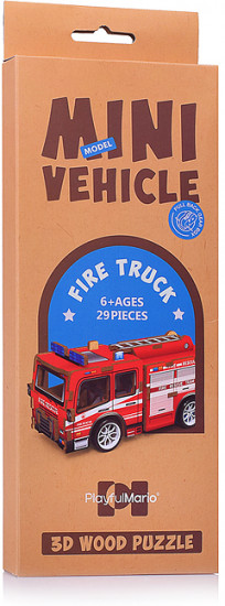 3D-конструктор «Пожарная машина»