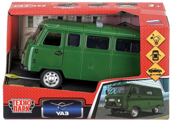 Пластиковая инерционная модель «УАЗ-452»