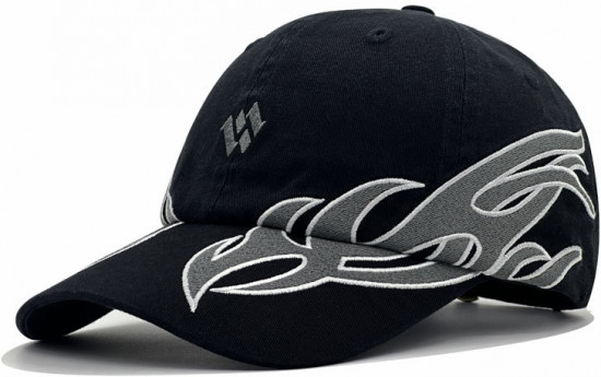 Бейсболка с вышивкой пламени «Street Style»