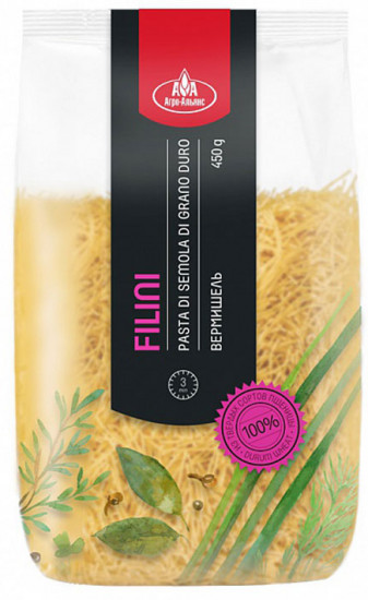 Макаронные изделия «Filini. Вермишель»