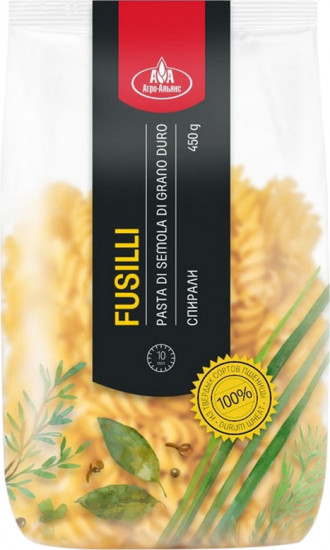 Макаронные изделия «Fusilli. Спирали»
