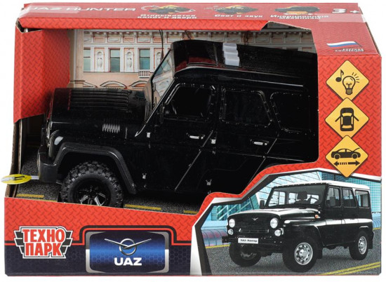 Пластиковая инерционная модель «УАЗ Хантер»