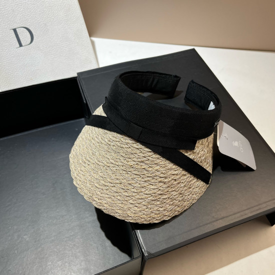 Козырек плетёный льняной