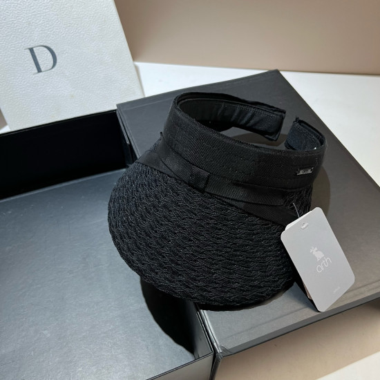 Козырек плетёный льняной