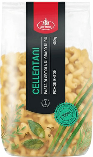 Макаронные изделия «Cellentani. Рожок витой»